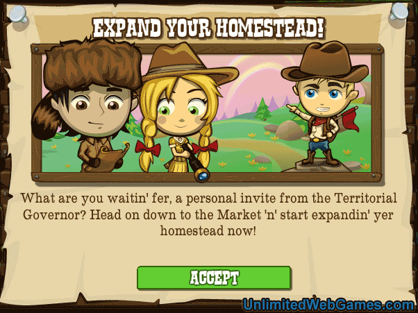 Expand Your FrontierVille Homestead!